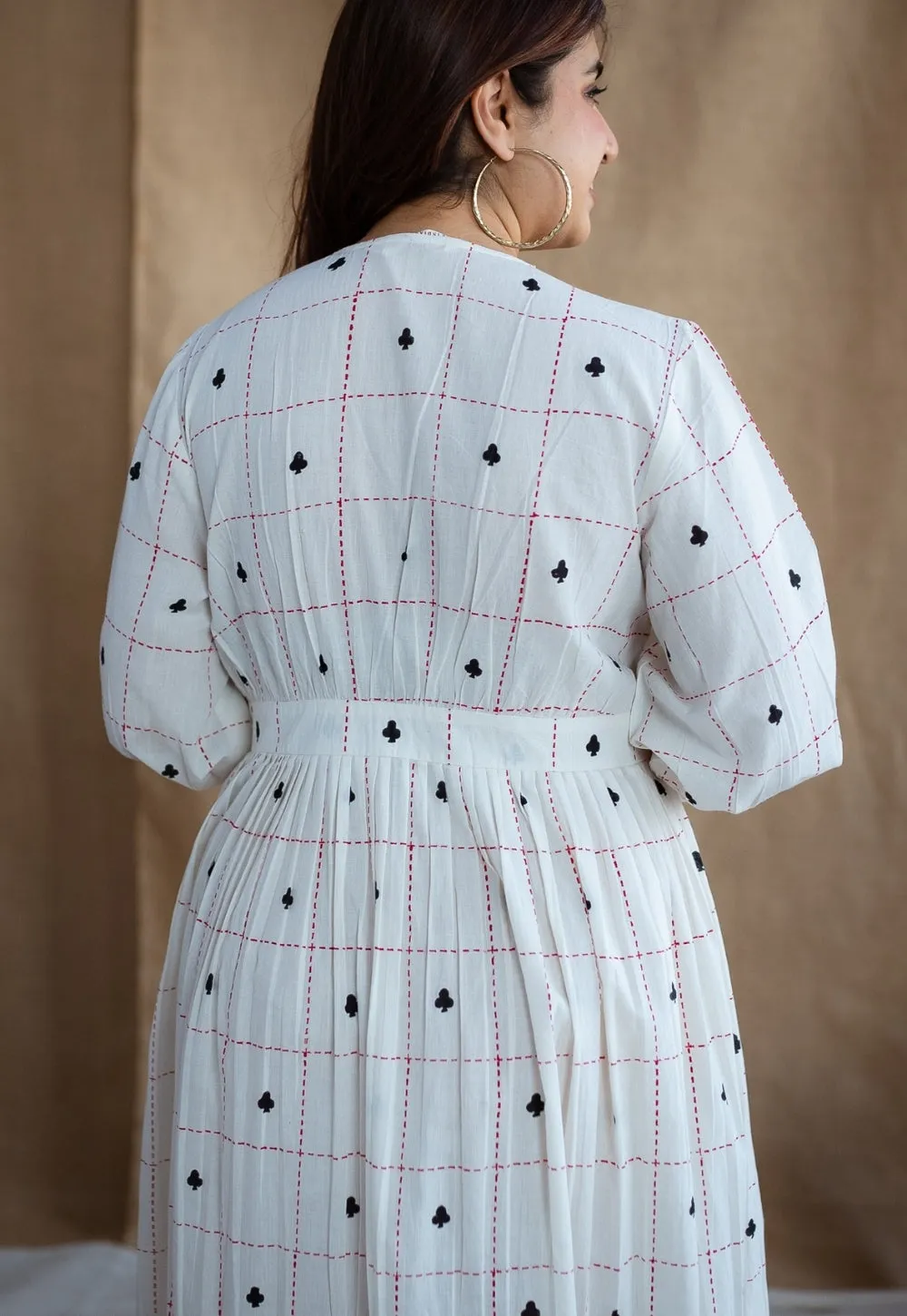 Arika Block Printed Cotton Dress