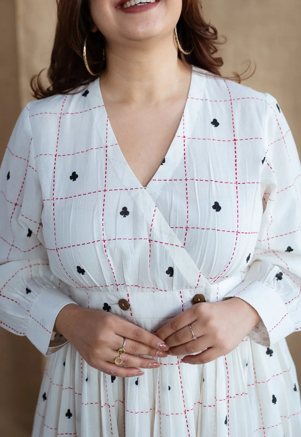 Arika Block Printed Cotton Dress