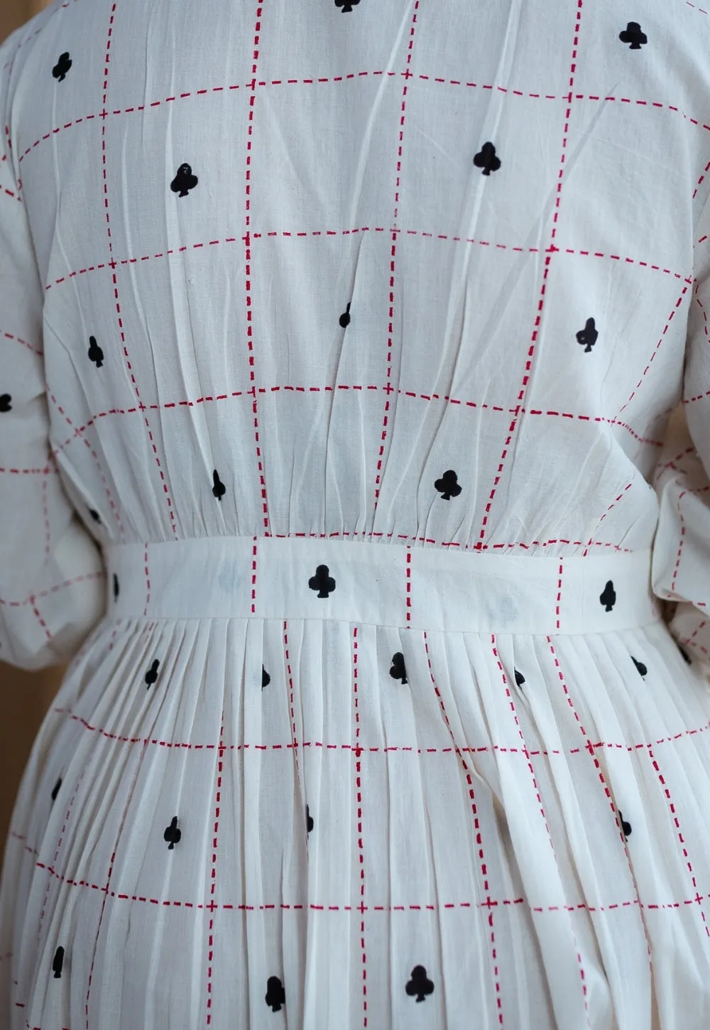 Arika Block Printed Cotton Dress