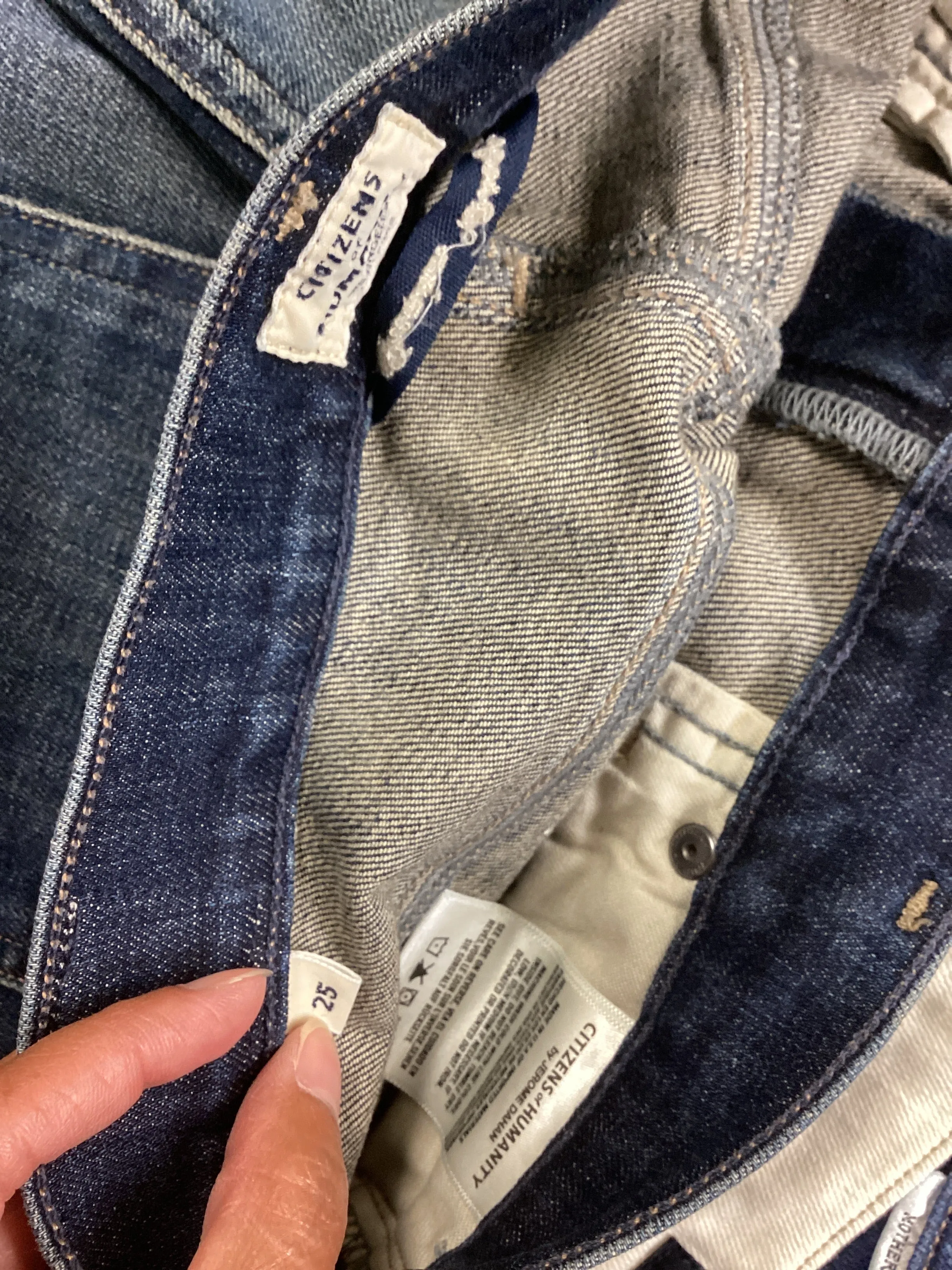 Blue Denim Jeans Flared Citizens Of Humanity, Size 2