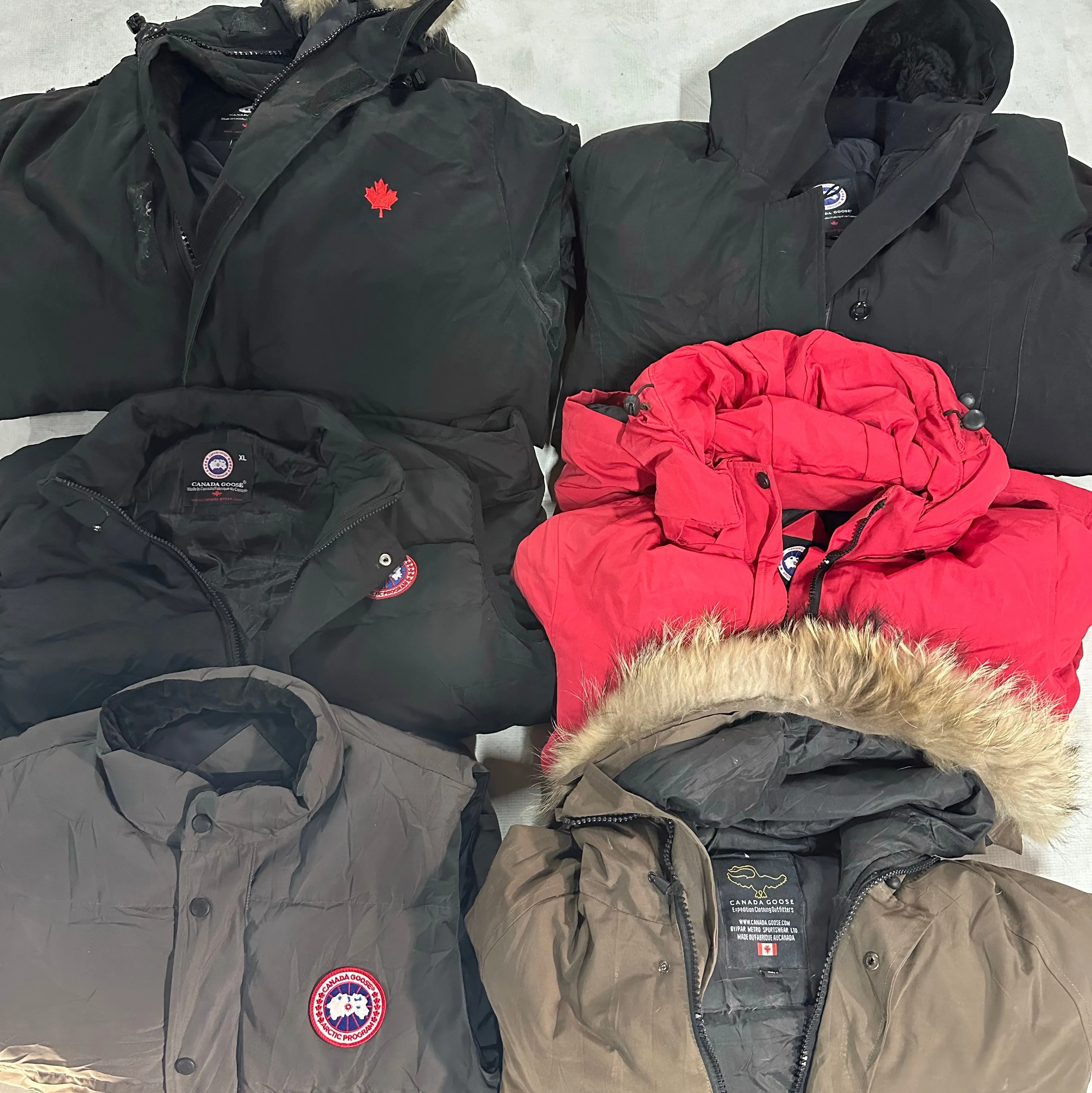 Branded Canada Goose jackets