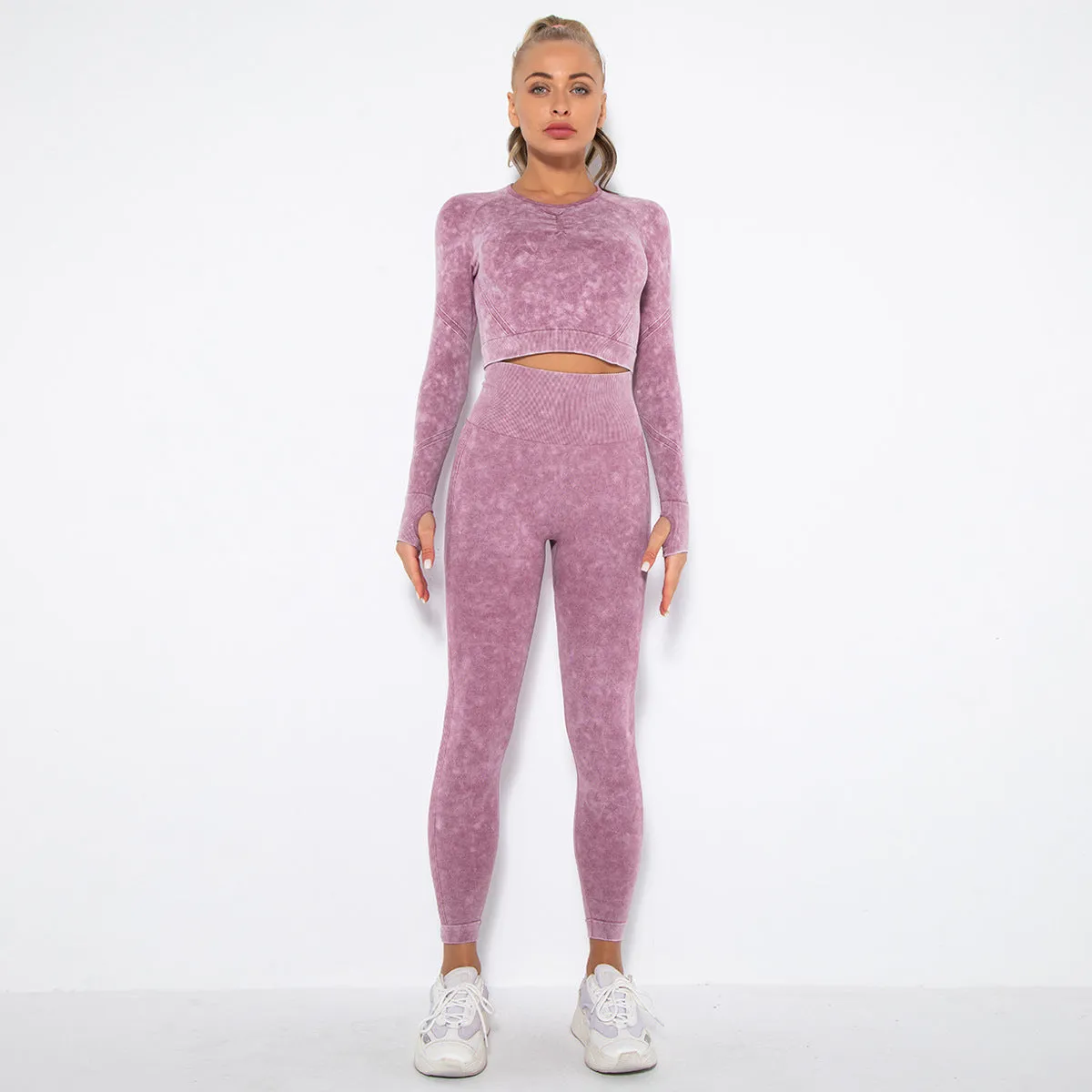 Crop Top High Waist  Pant Sets