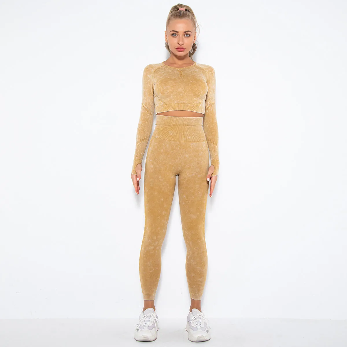 Crop Top High Waist  Pant Sets