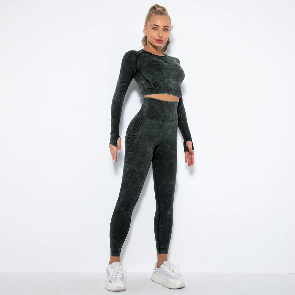 Crop Top High Waist  Pant Sets
