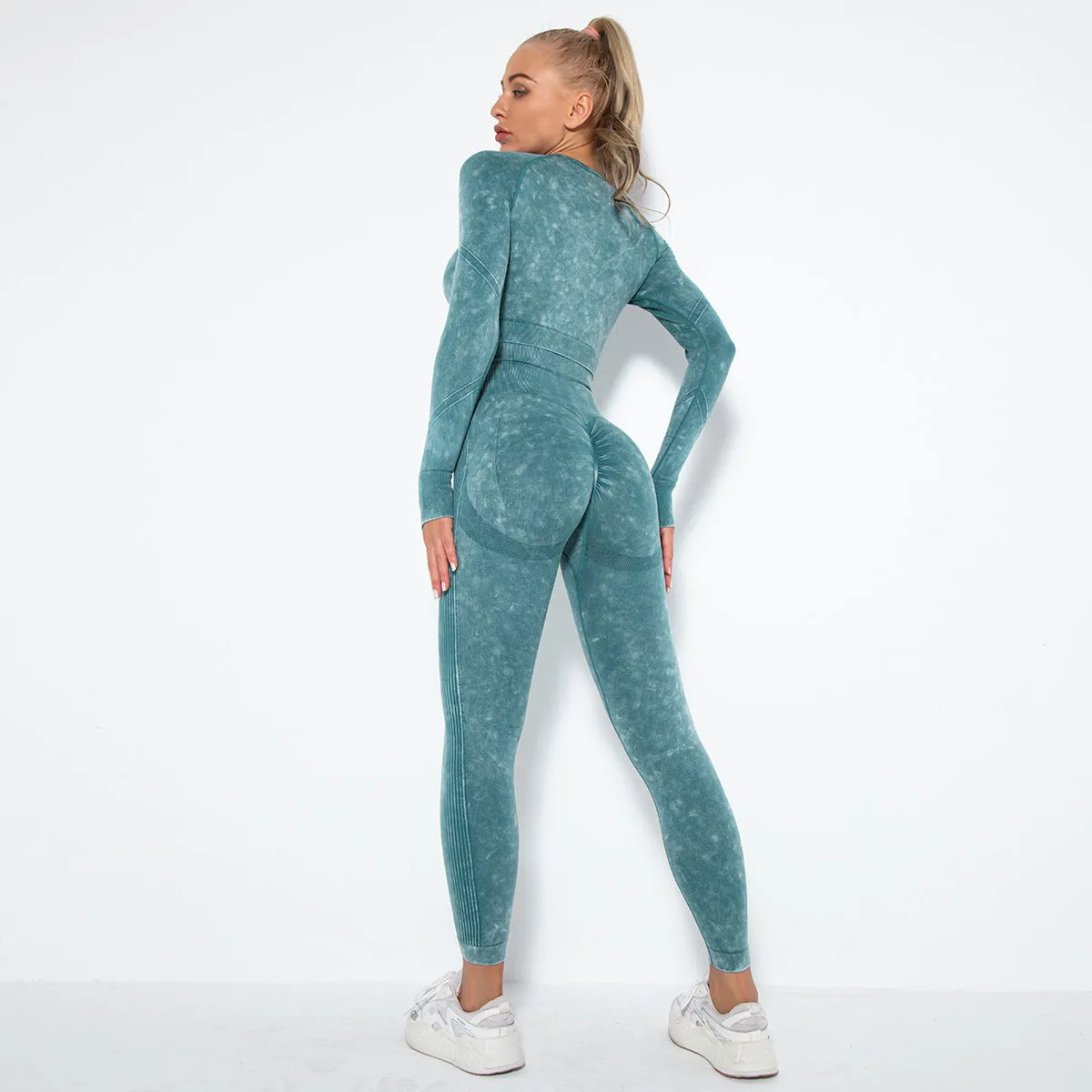 Crop Top High Waist  Pant Sets