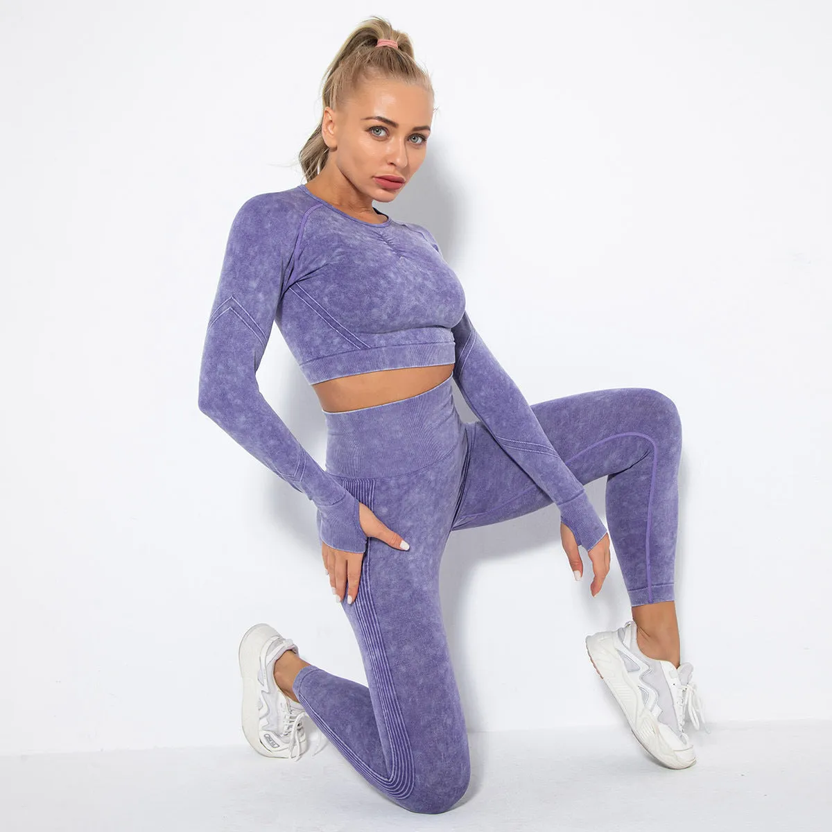 Crop Top High Waist  Pant Sets