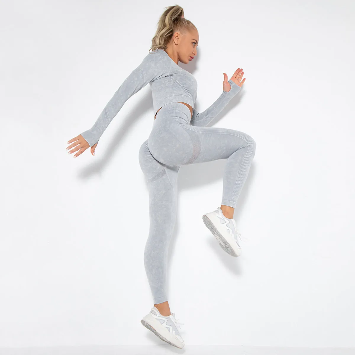 Crop Top High Waist  Pant Sets