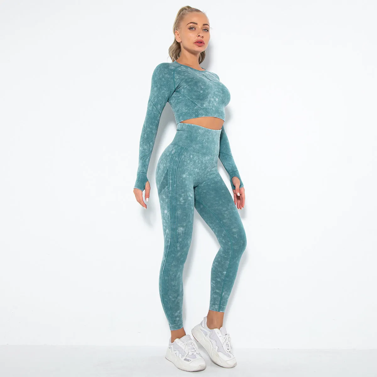 Crop Top High Waist  Pant Sets