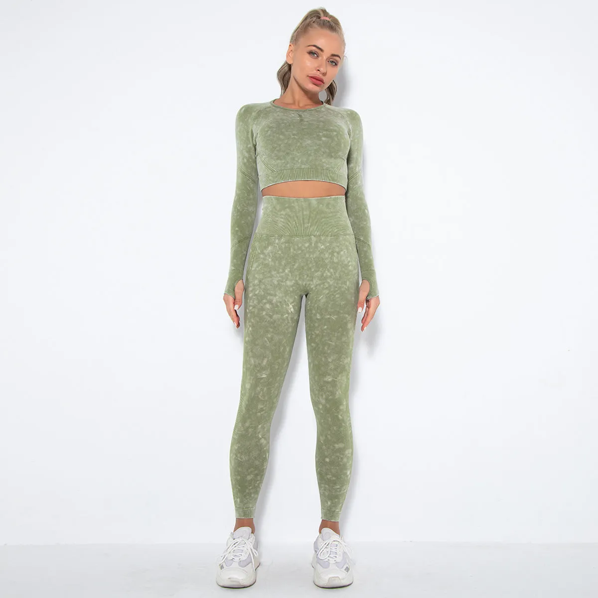 Crop Top High Waist  Pant Sets