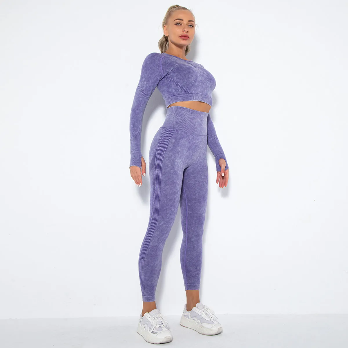 Crop Top High Waist  Pant Sets