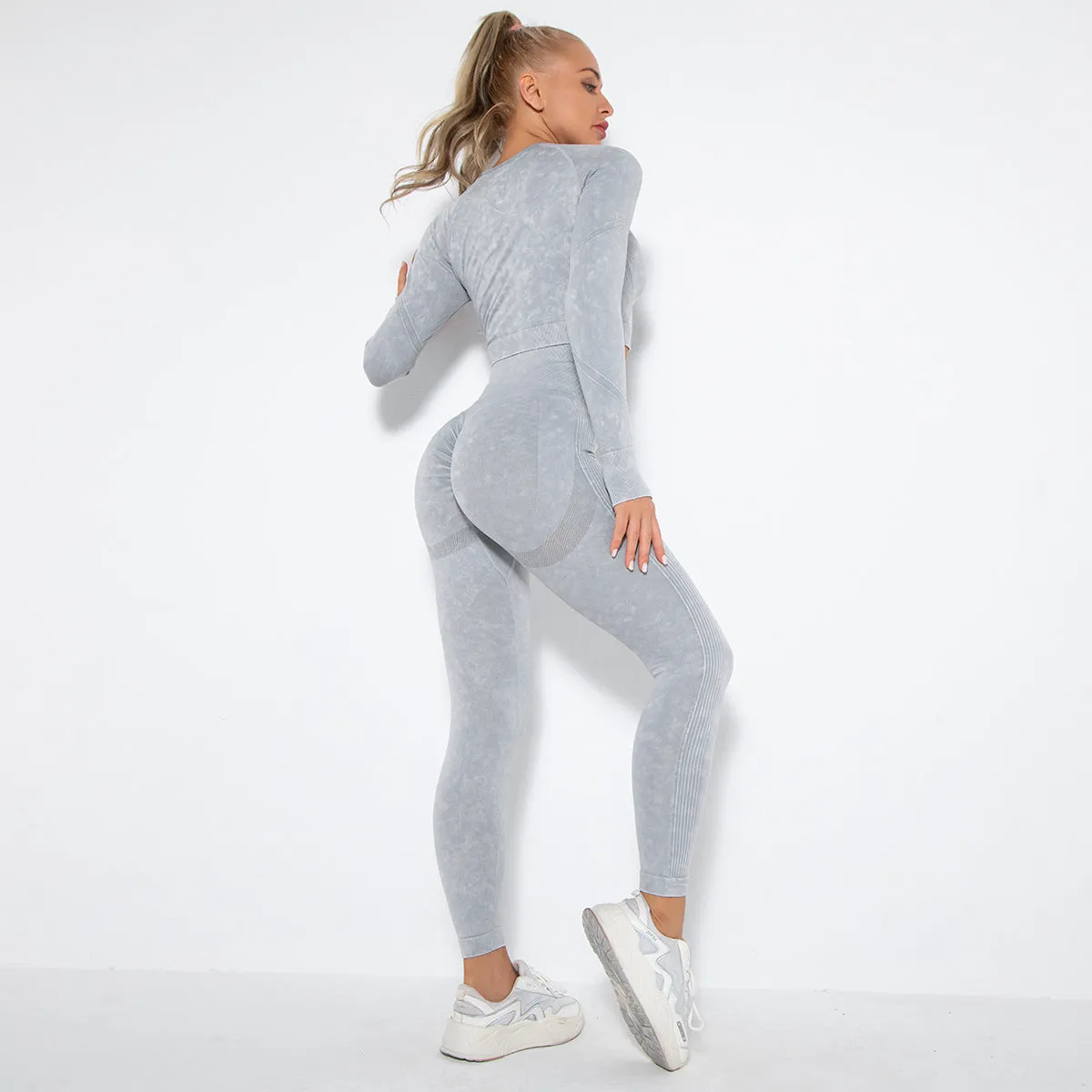 Crop Top High Waist  Pant Sets