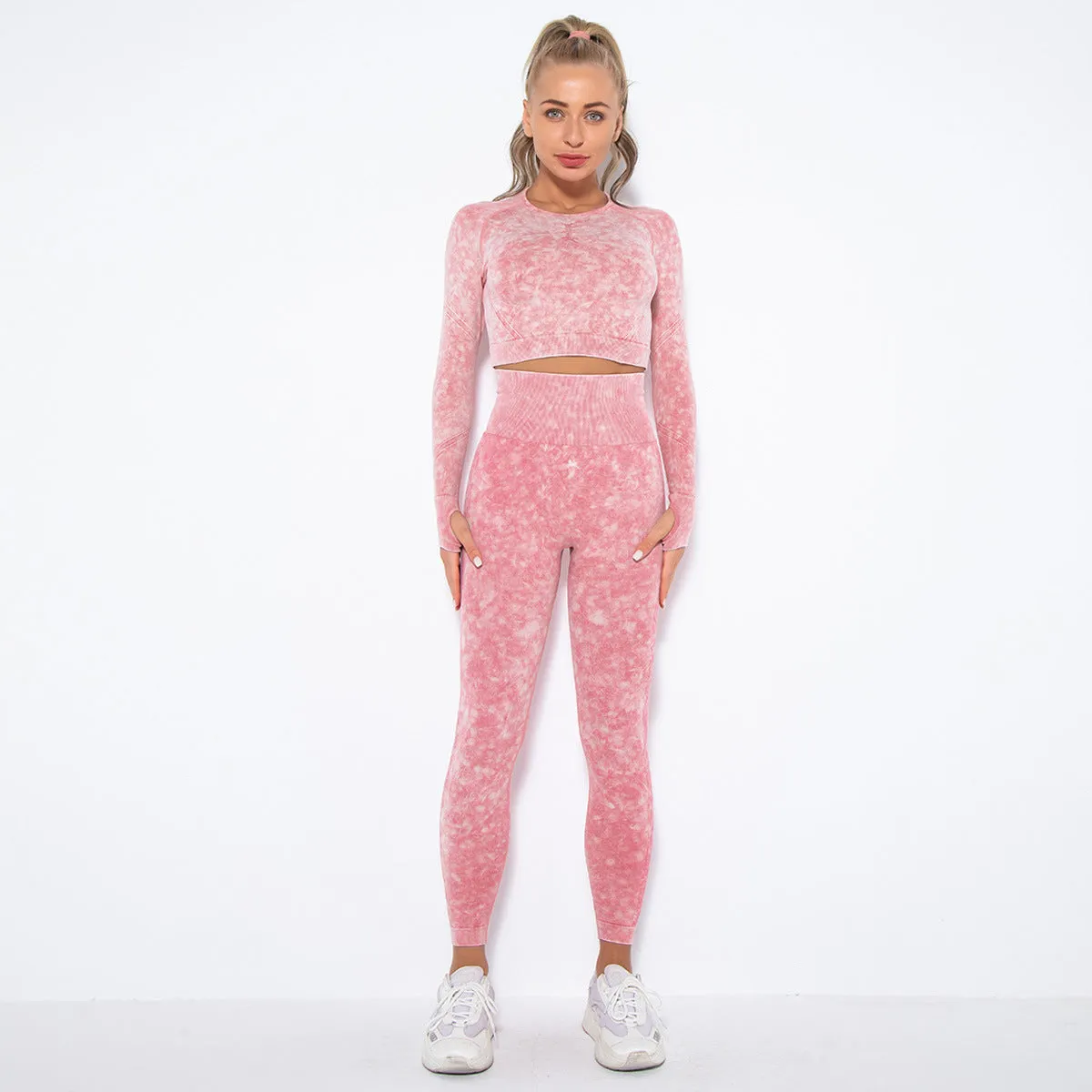 Crop Top High Waist  Pant Sets