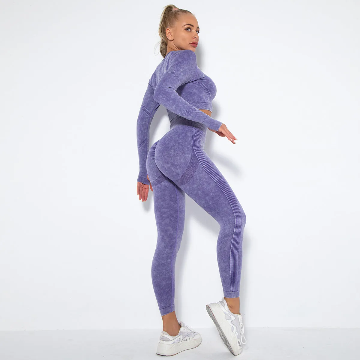 Crop Top High Waist  Pant Sets