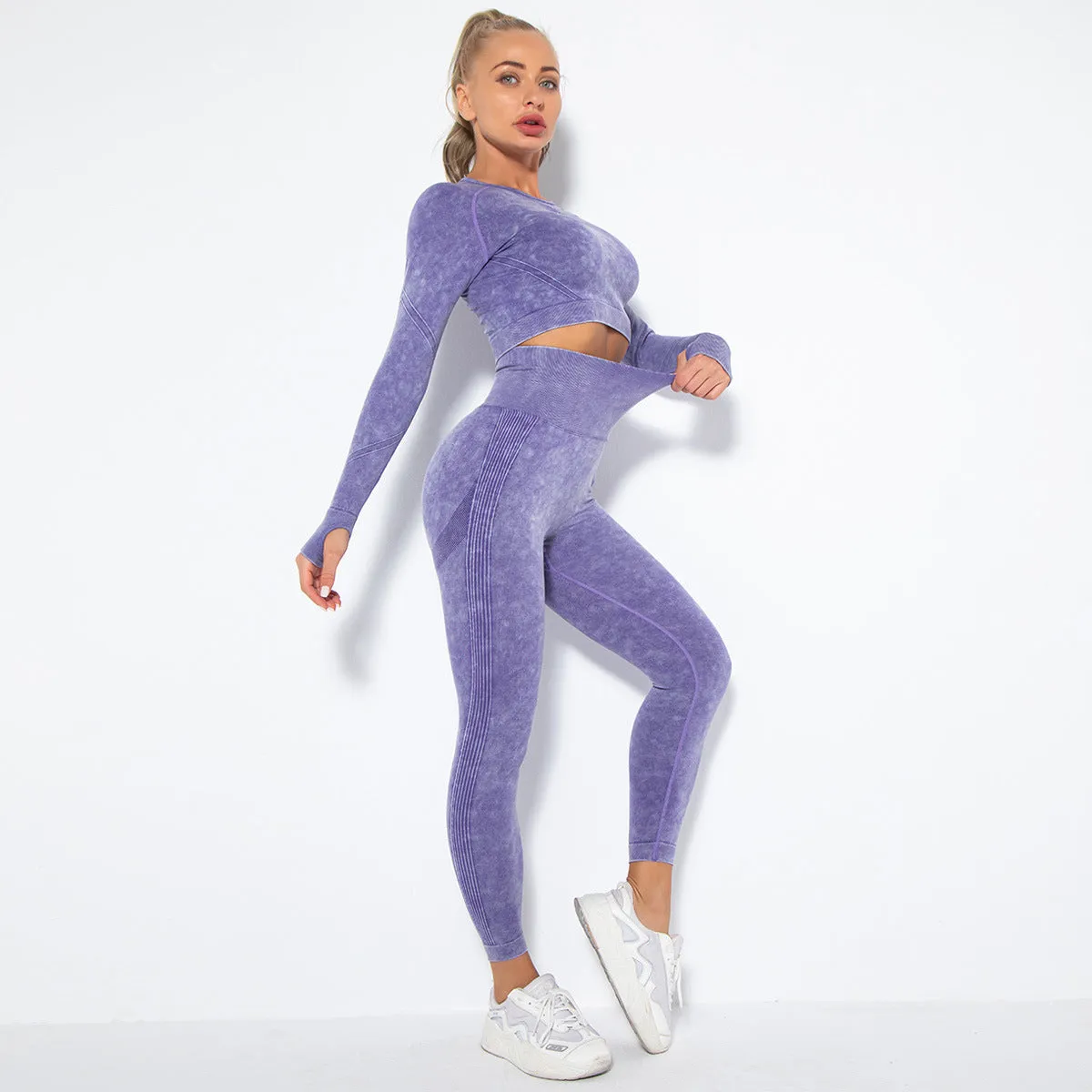 Crop Top High Waist  Pant Sets