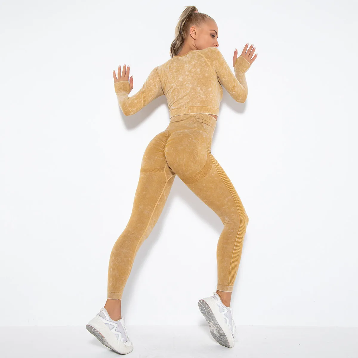 Crop Top High Waist  Pant Sets