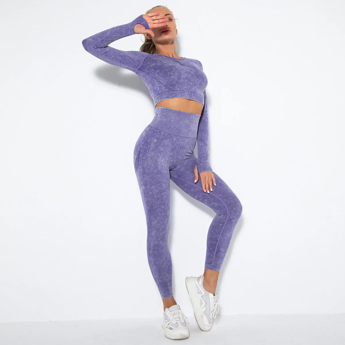 Crop Top High Waist  Pant Sets