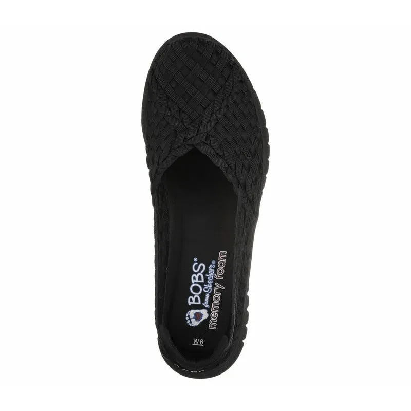Espadrile sport, dama, SKECHERS Pureflex3-Wonderlove, 31860-BBK negru, textil