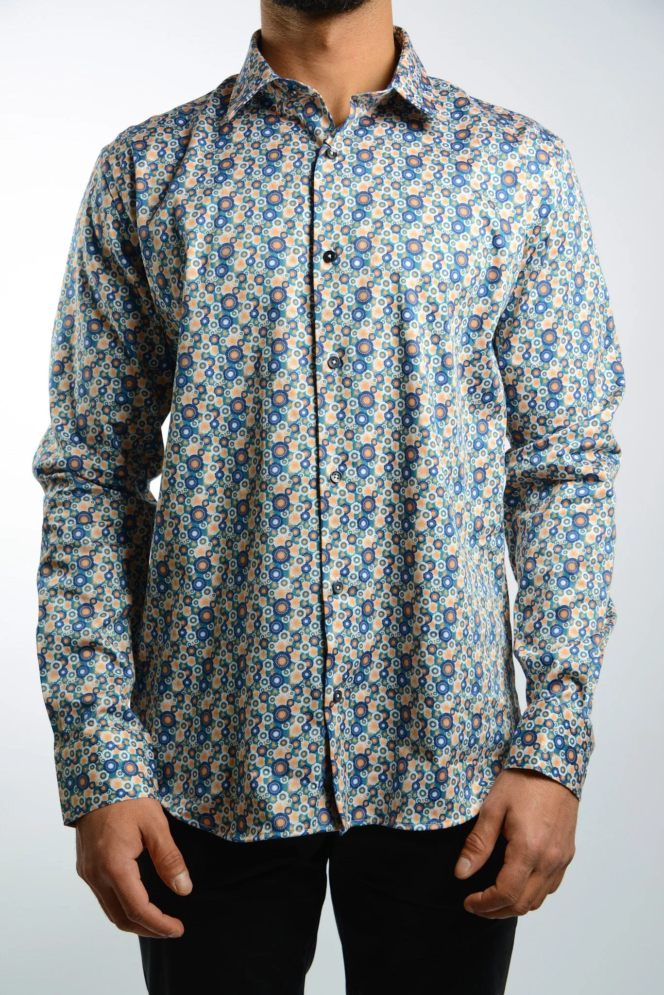 EURO SATEEN LS SPORT SHIRT