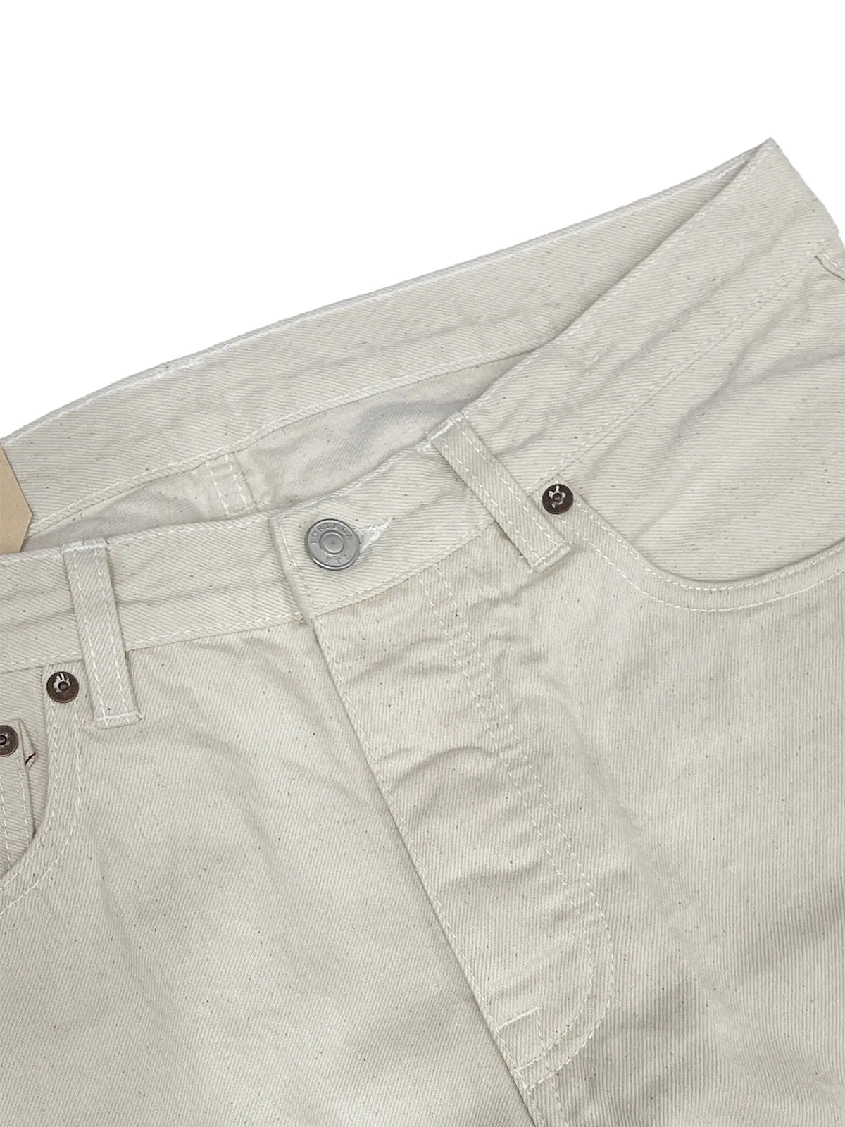 Fortela John Off White Denim Five Pocket Jeans
