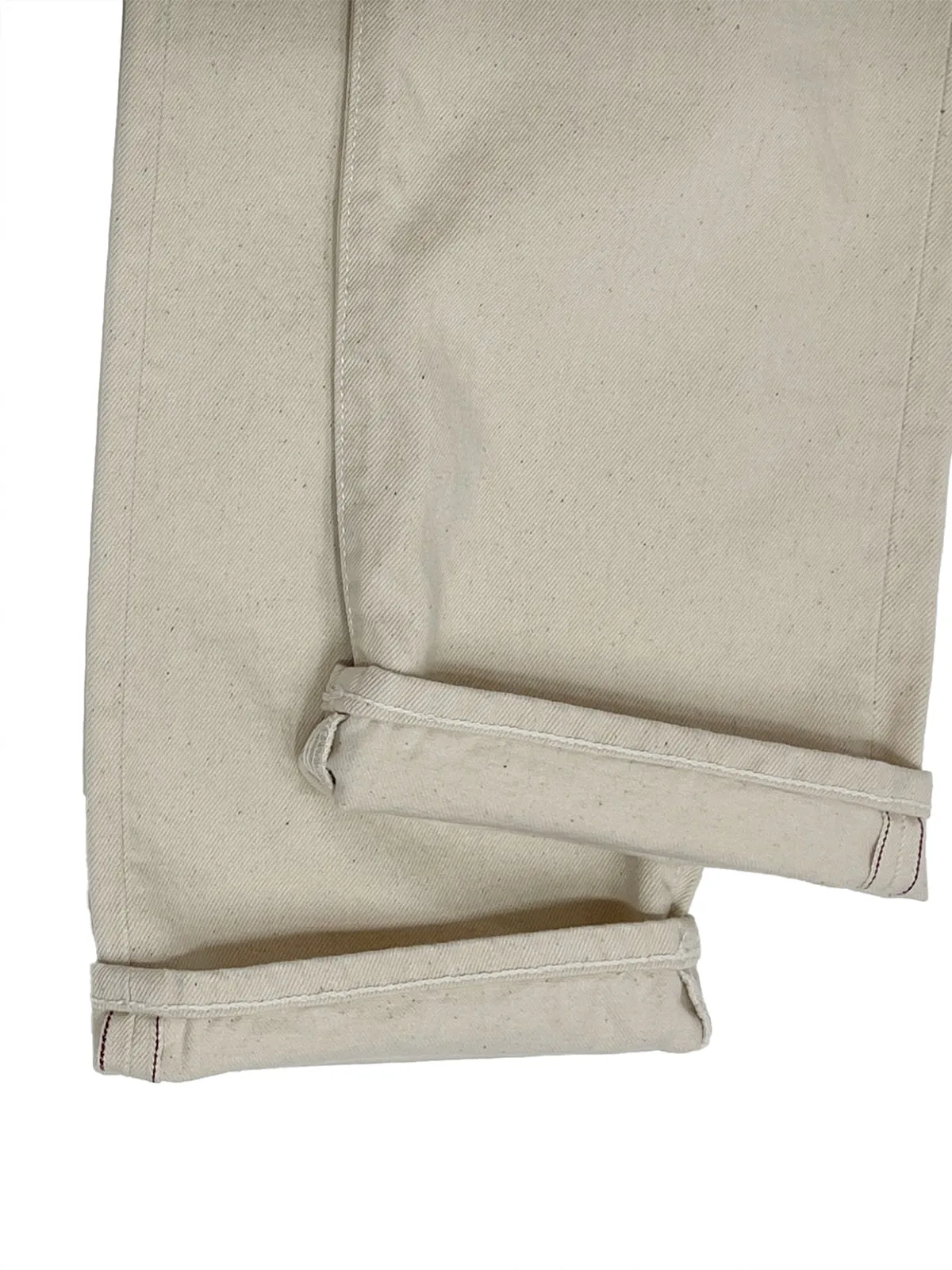 Fortela John Off White Denim Five Pocket Jeans