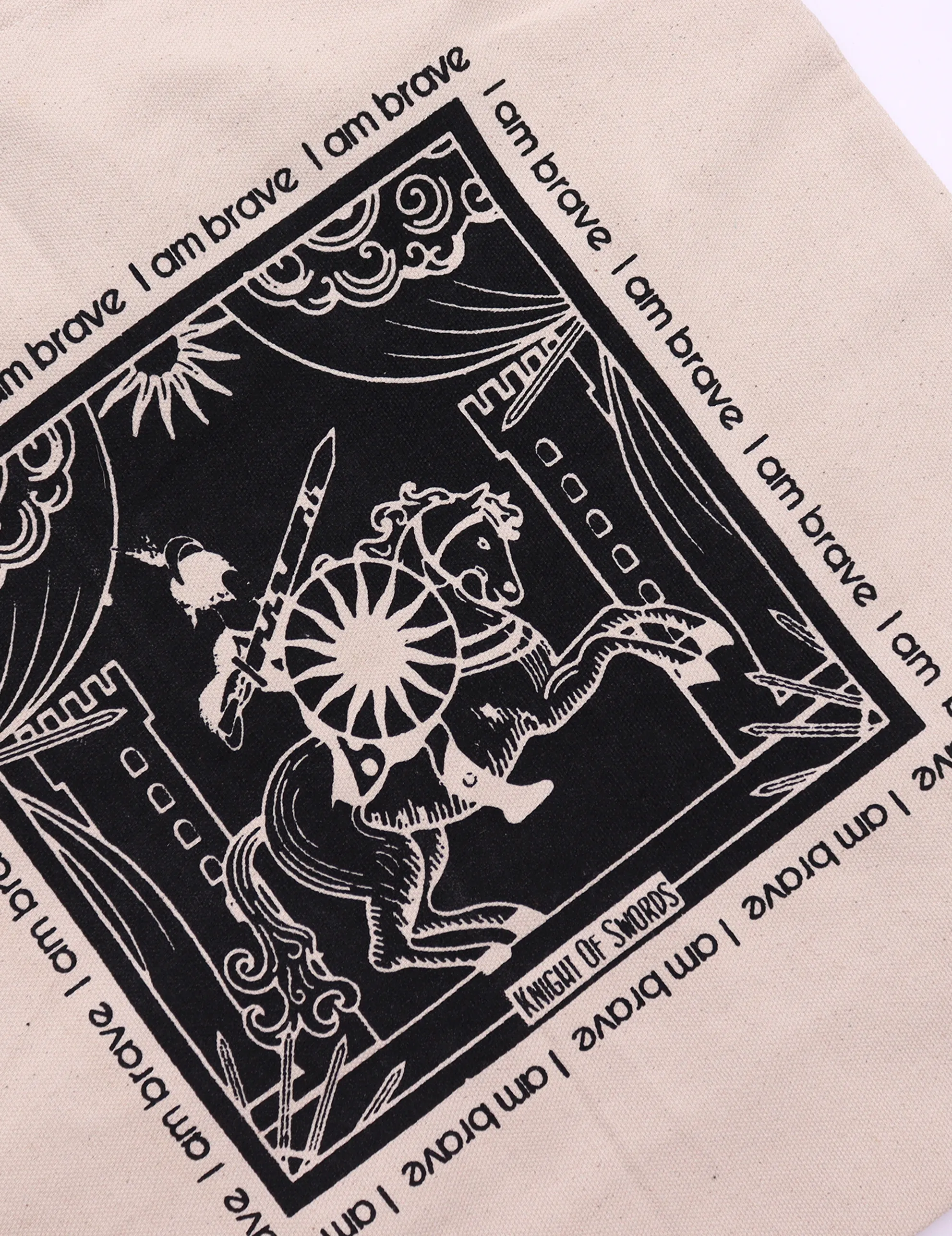 Hop Hare Tote Bag Indkøbspose - I Am Brave