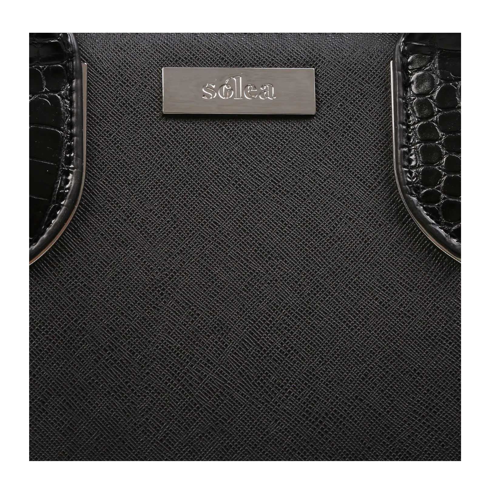 Maisy by Solea Womens Black Tote Bag