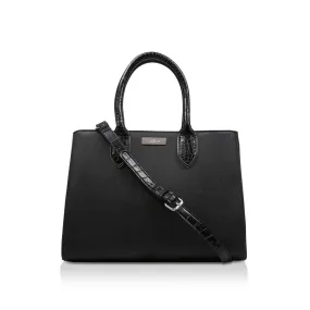 Maisy by Solea Womens Black Tote Bag