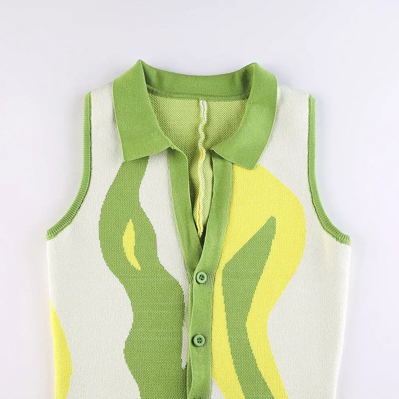 Noemie Colorful Knit Playsuits