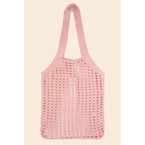 Pointelle Knit Tote
