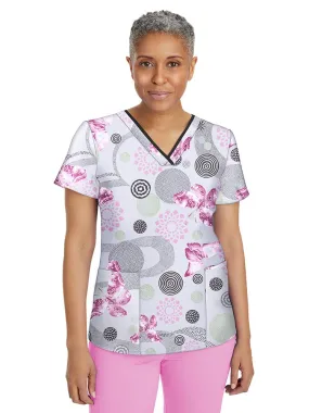 Premiere by Healing Hands Women's Amanda Print Top | Delightful Spirit