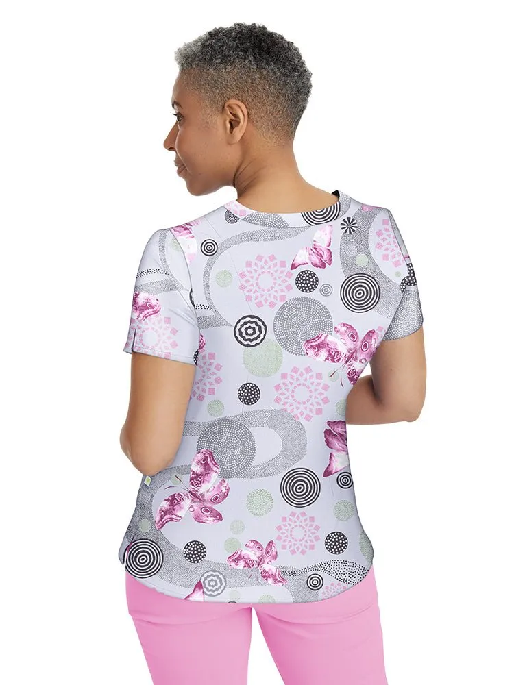Premiere by Healing Hands Women's Amanda Print Top | Delightful Spirit