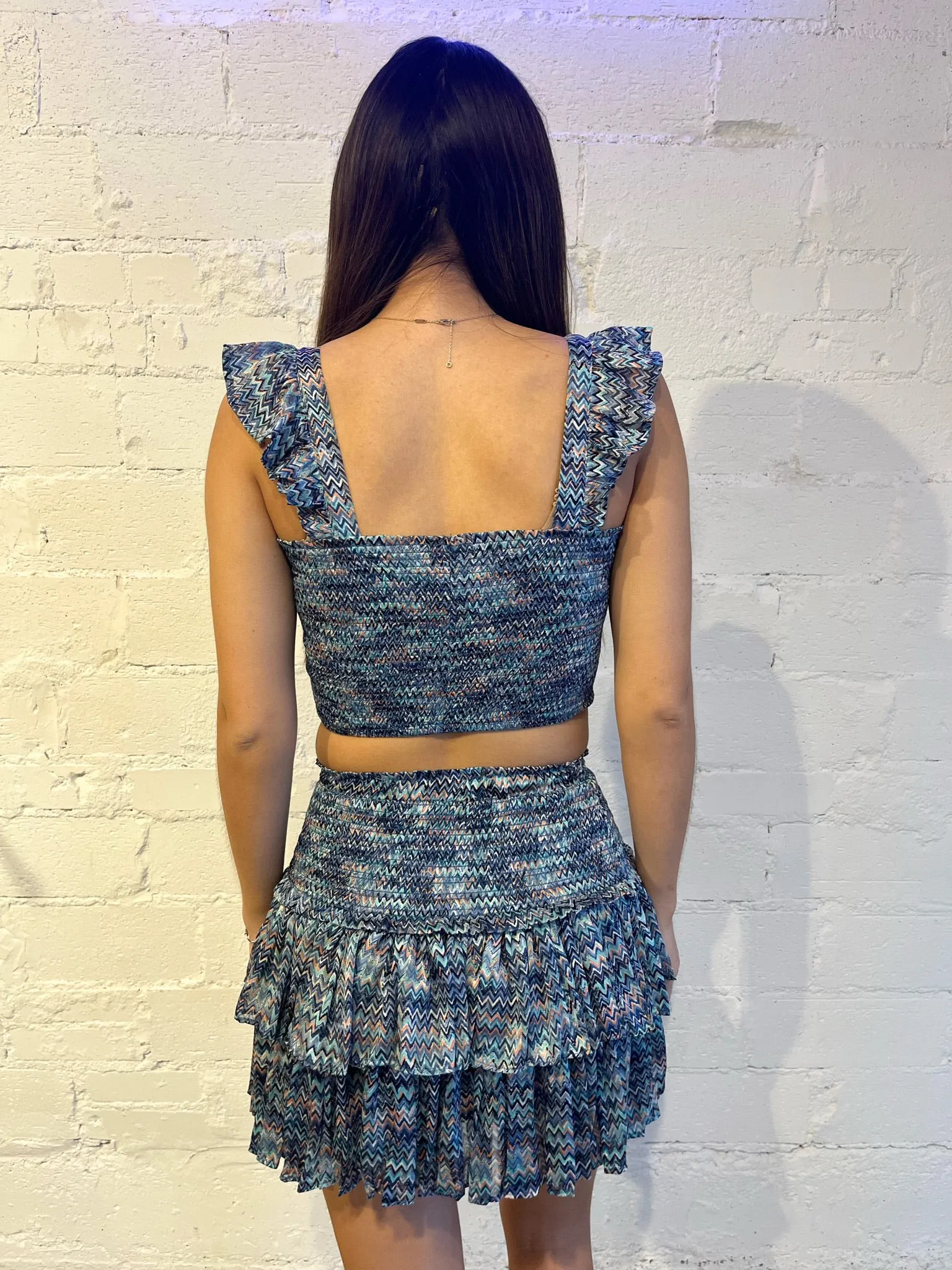 Raindrop Smocked Top