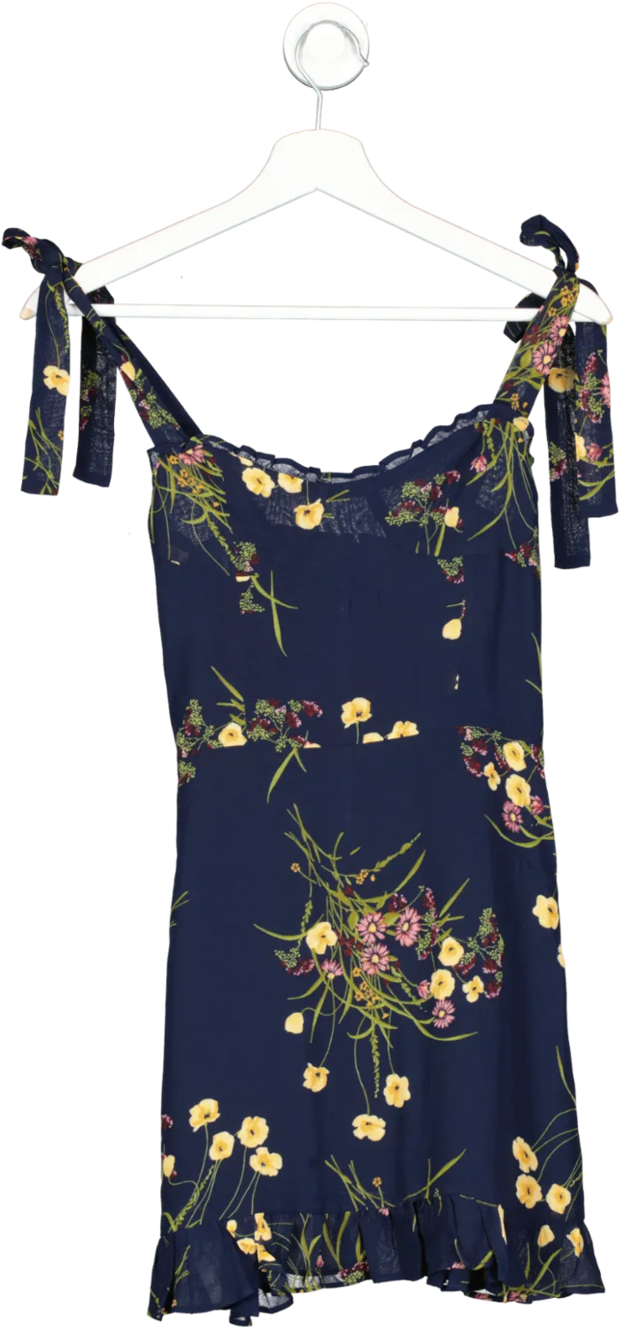 Reformation Blue Kallie Dress UK 4