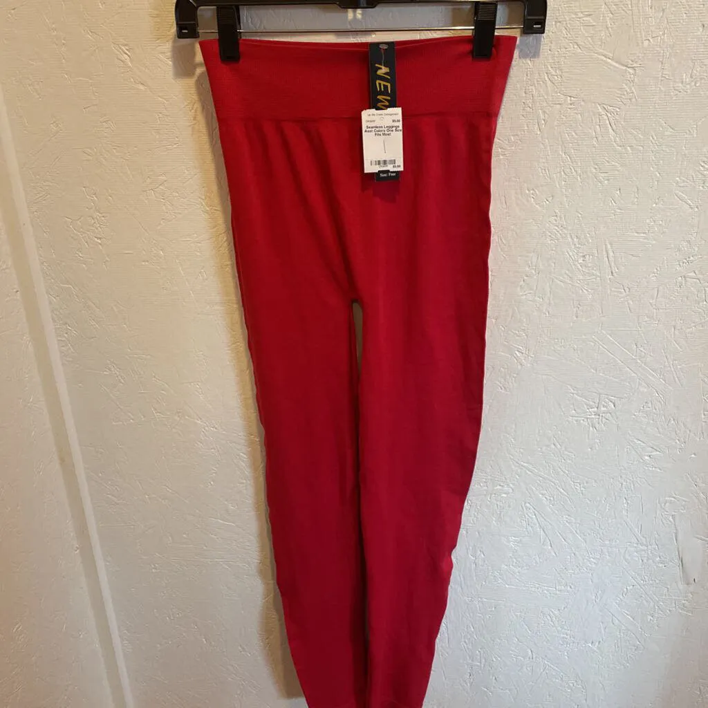 Seamless Leggings Asst Colors One Size Fits Most