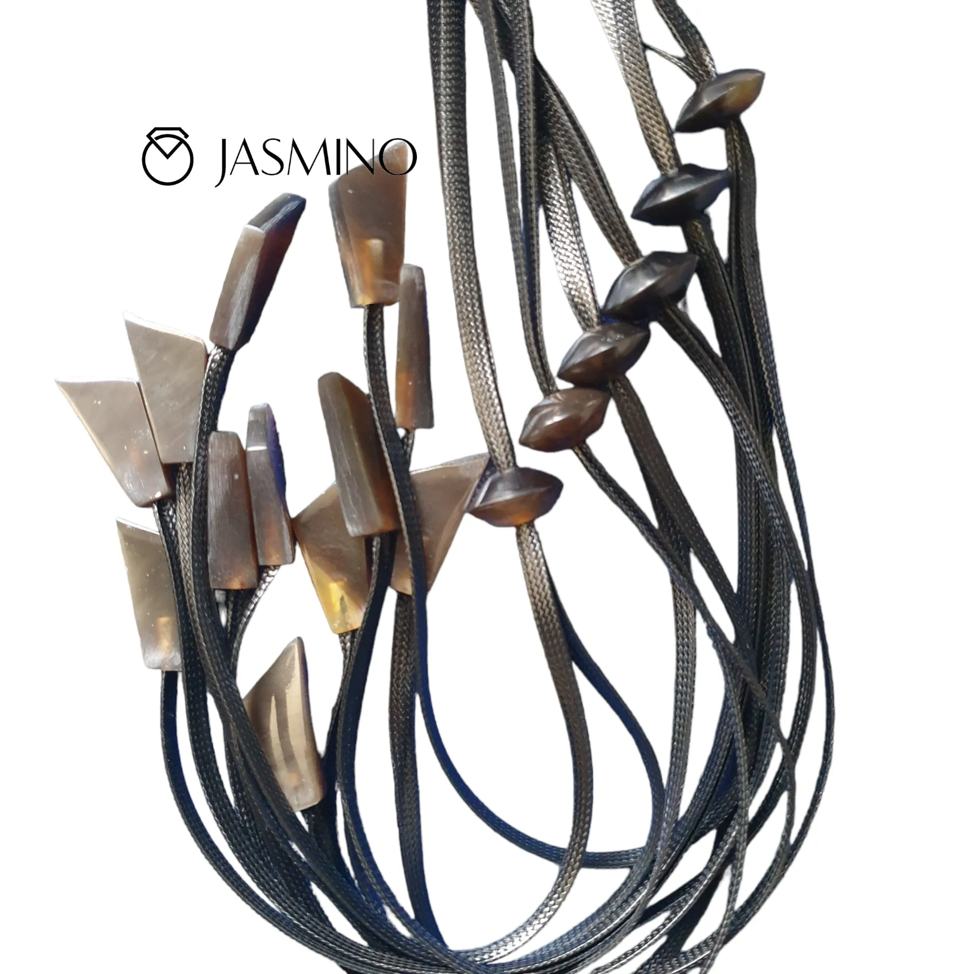 Set of 6 Pendant Cords, J17969. Leather Cord. Cotton Wax Cords. Pendant String. Handmade product from Vietnam