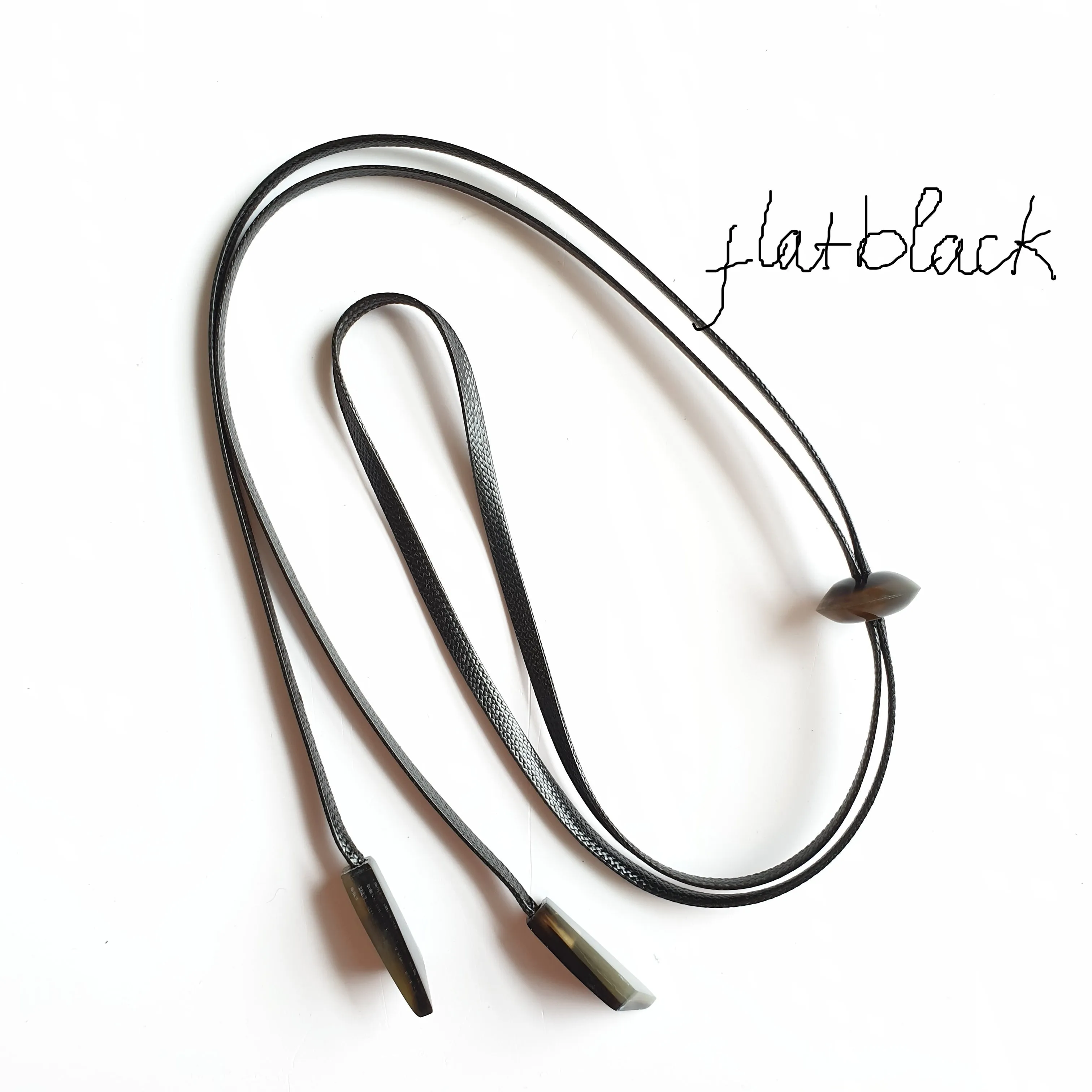 Set of 6 Pendant Cords, J17969. Leather Cord. Cotton Wax Cords. Pendant String. Handmade product from Vietnam