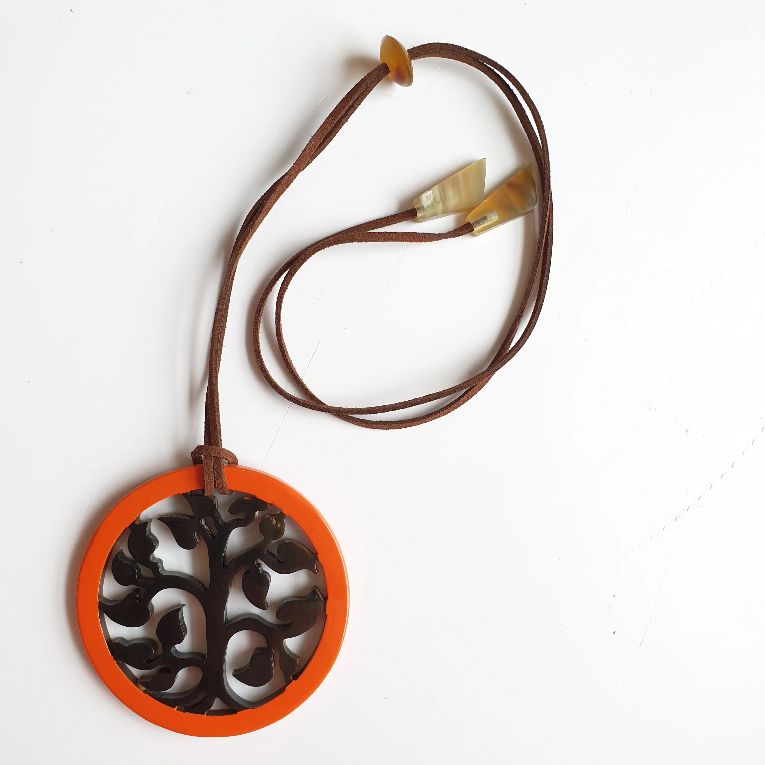 Set of 6 Pendant Cords, J17969. Leather Cord. Cotton Wax Cords. Pendant String. Handmade product from Vietnam