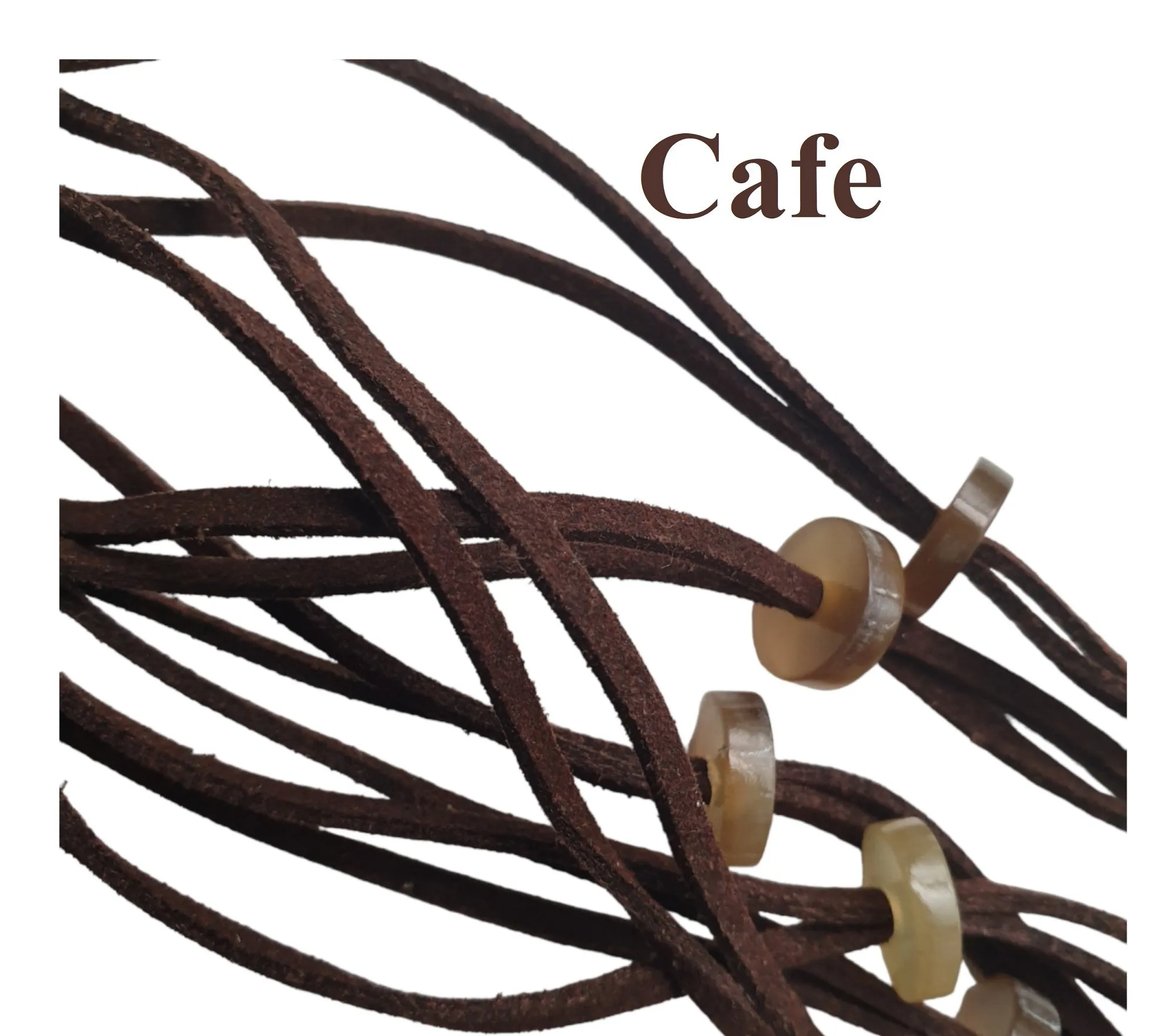 Set of 6 Pendant Cords, J17969. Leather Cord. Cotton Wax Cords. Pendant String. Handmade product from Vietnam