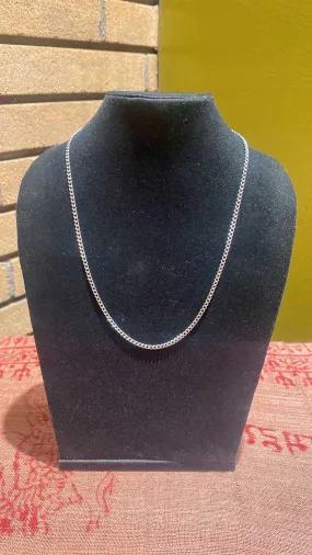 Stainless Steel Round Links Chain 19"