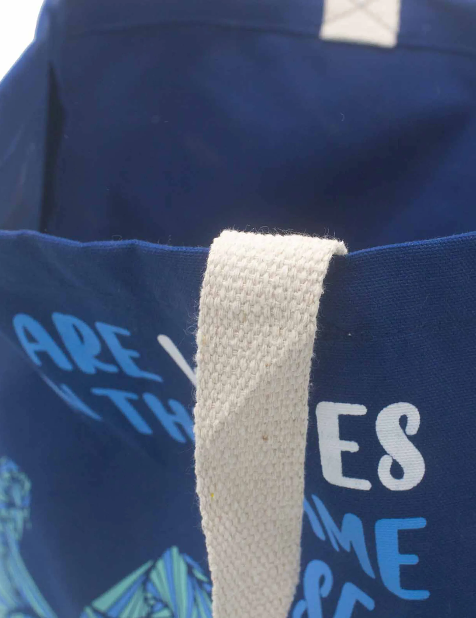 Tote Bag Indkøbspose - We are Waves Blue
