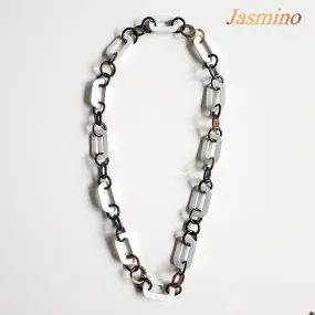 Unique Handmade Necklace J17546, Made by Buffalo Horn and Lacquer From Vietnam