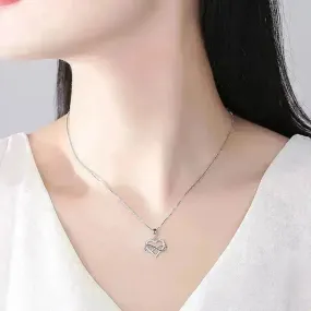 Unlimited Love Necklace Women Wrapped Love Valentine's Day Gifts All Match High-grade Can Not Be Dropped Collarbone Chain
